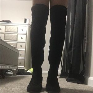 Flirty knee high boots